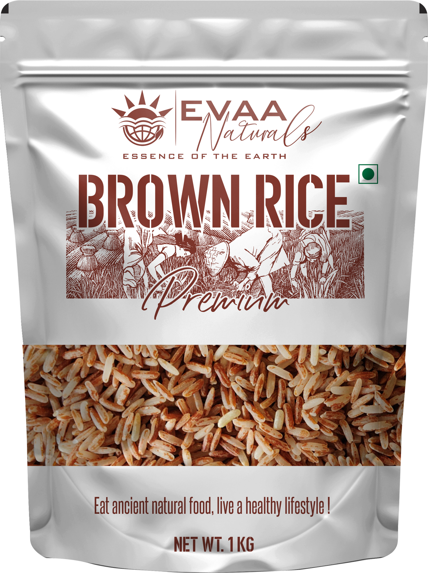 Brown Rice 1000 GM