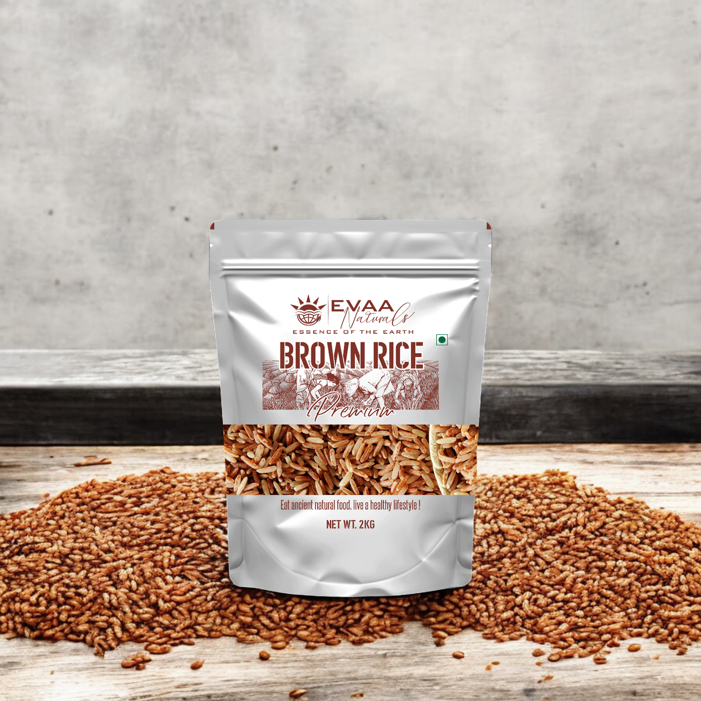 Brown Rice 1000 GM