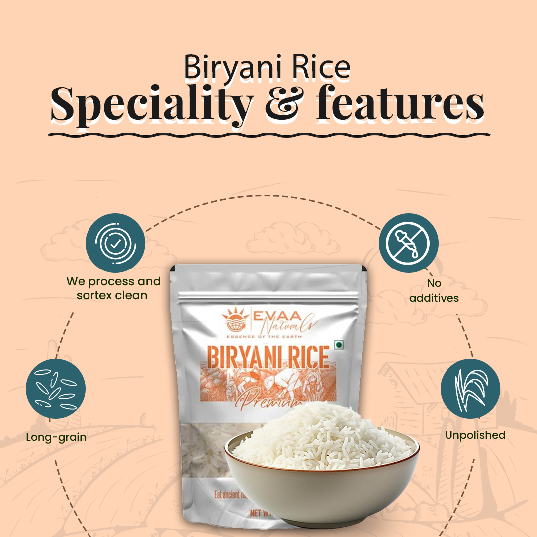Biryani Rice - Evaa Naturals