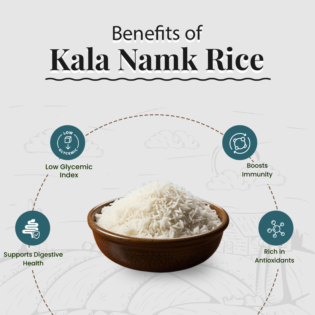 Kala Namak Rice - Evaa Naturals