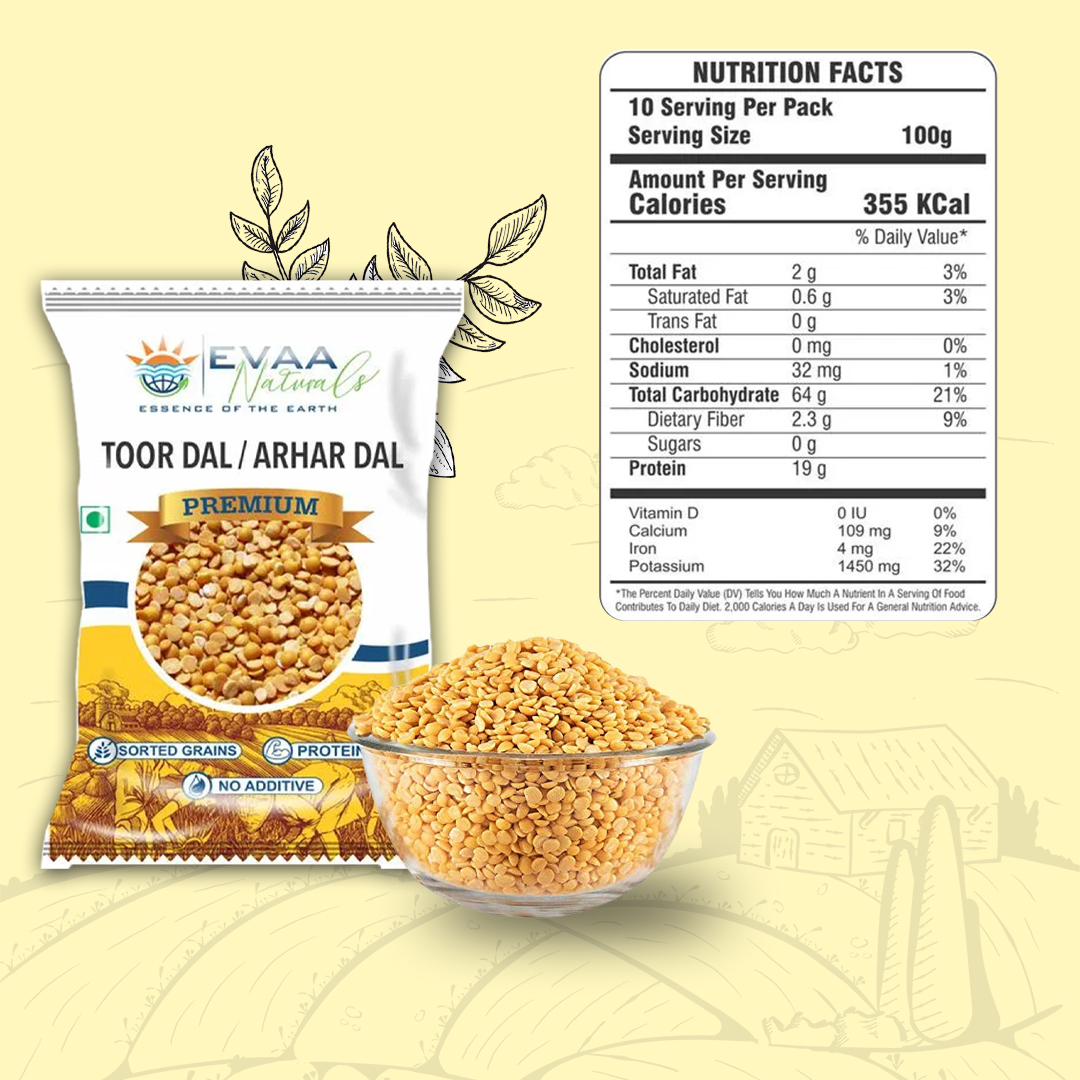 Arhar Dal - Evaa Naturals