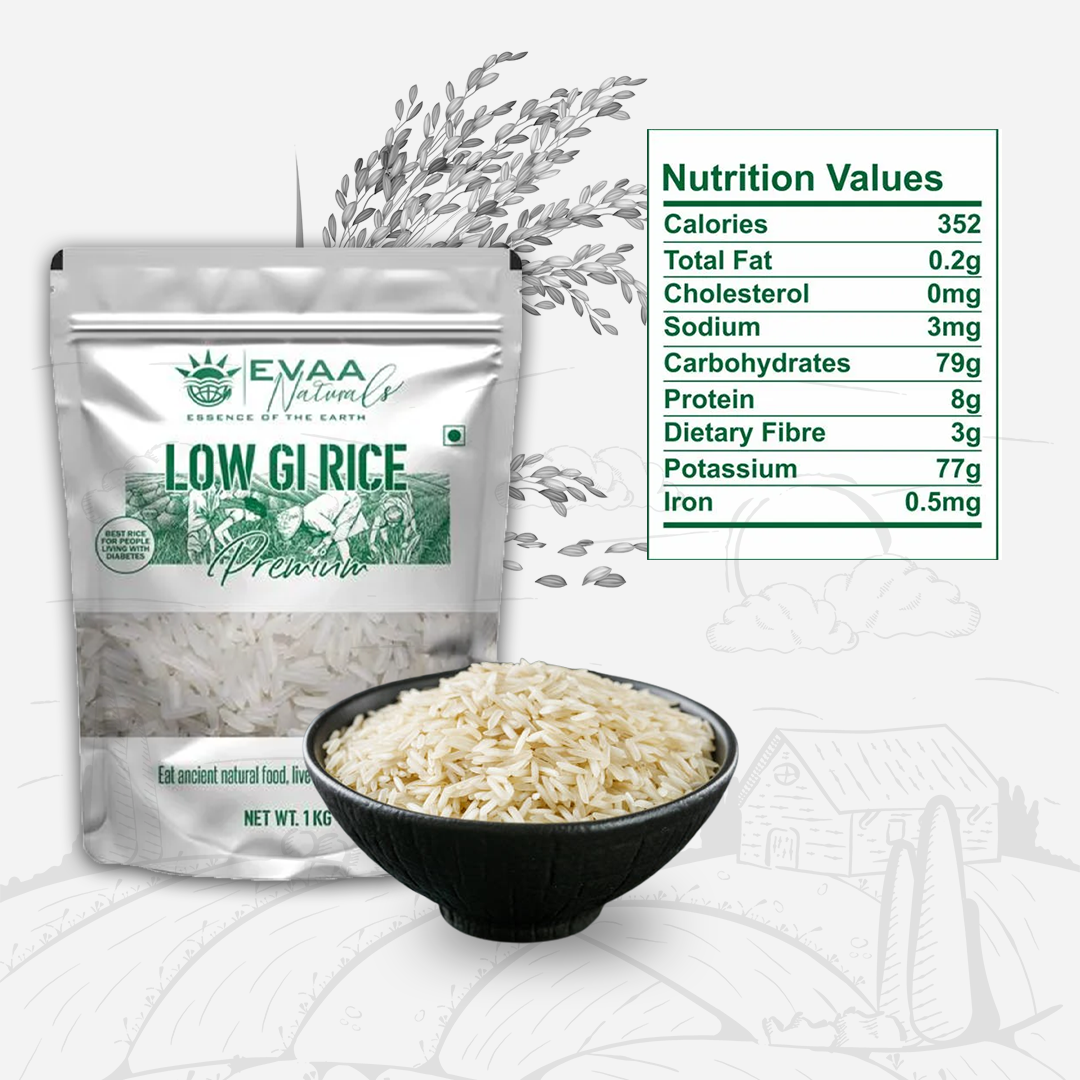 Low GI Rice - Evaa Naturals